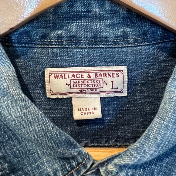 Wallace & Barnes Denim Shirt - Picture 2 of 3